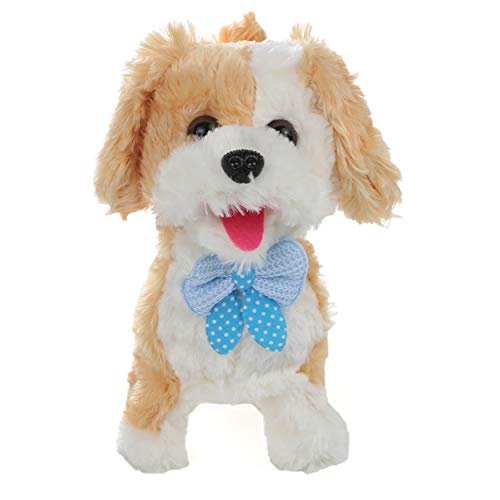 IQ Toys Adorable Remote Control Walking and Barking Puppy Dog Pet for Kids with Bone Shaped Remote Control