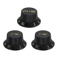 This metric top hat bell knobs set which has top-hat bell shape suits vintage guitars and modern pedal boards. Electric guitar knobs designed for electric guitars, bass amps, effects pedals,tube amps, synthesizers, and DIY audio gear. Speed Control K...