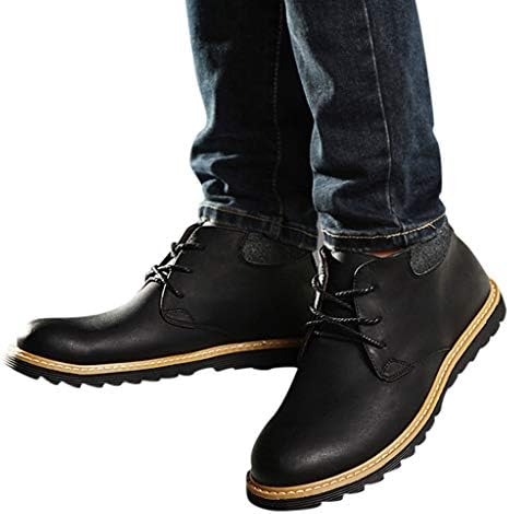 Amazon.com: Botas Chukka para hombre, estilo casual, de media capa, con  cordones : Ropa, Zapatos y Joyería