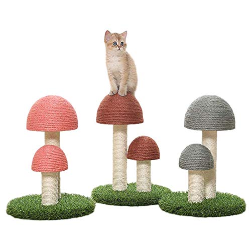 Jouets pour chat griffoir champignon, solution anti-griffures meubles en sisal - 7