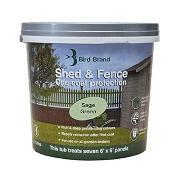 Bird Brand - Bird Brand - Outdoor Projects - Bird Brand Shed & Fence - Sage Green