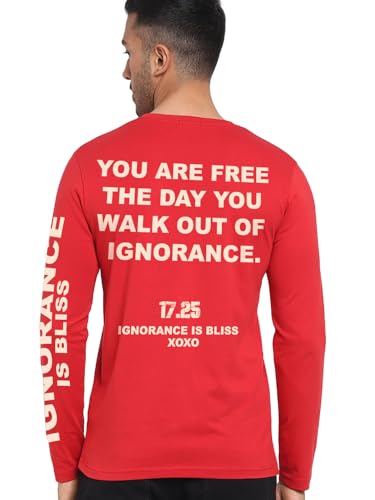 T-shirt homme rouge audacieux idéal pour vos sorties décontractées