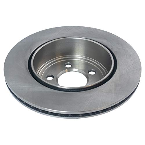 Image of TRQ Rear Semi Metallic Brake Pad and Rotor Set | For 14-17 Dodge Charger SXT All Wheel Drive 15-17 Dodge Charger SE All Wheel Drive 06-09 Chrysler 300 Limited