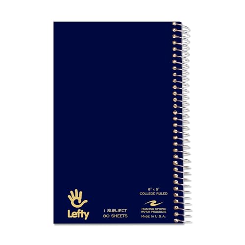 Roaring Spring Diário espiral esquerdo, caderno pequeno para canh...