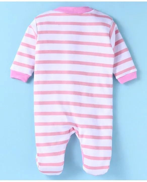 Image of New Born Baby 100% Cotton Rompers for Sleepsuits Jumpsuit Night Suits for Baby Boys & Girls |Onesies| Infant Clothes Pack of 3