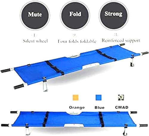 Civière pliante d'urgence médicale en aluminium Oxford imperméable - 3