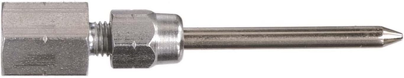 Lincoln 5803 Grease Needle Nozzle with Hardened Steel Tip for Lubrication of Flush-Type or Hard-to-Reach Hydraulic-Type Fittings, Connects to Any Hand-Held Gun; 1/8 Inch NPT (f) Thread Size