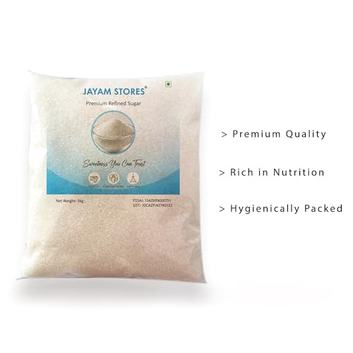 Image of Premium Refined Sugar 1kg | chini Pure & Hygienic | Ideal for Tea, Coffee, Sweets & Cooking | Freshly Packed