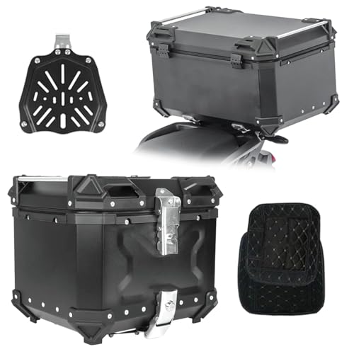 Coffre arrière moto Benelli TRK et BMW R1250GS bagages top box aventure 55L