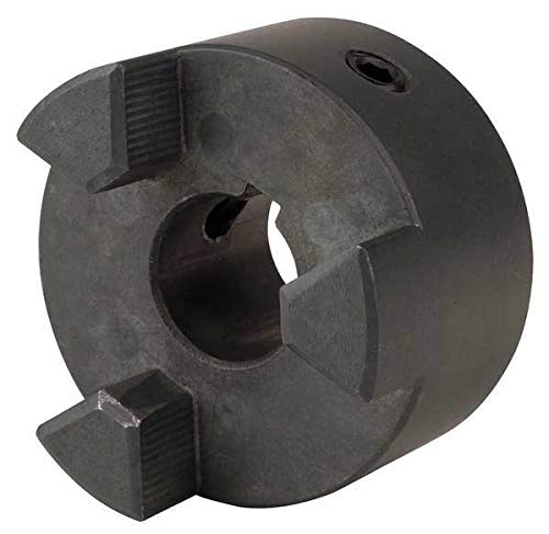 Jaw Coupling Hub, L100, Sintered Iron, 1