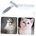 VICASKY Pet Hair Comb Dog Brush for Grooming Pet Deshedding Brush for Grooming