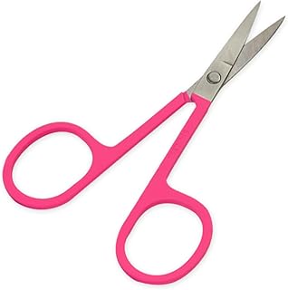 Beavorty 4Pcs Sobrancelha?Pinça?Tesoura Pequena Tesoura Beleza Bigode Tesoura Para Homens Tesoura De Beleza Aliciamento Tesoura De Aço Inoxidável Nariz Aparador De Pêlos Vibrissa Tesoura