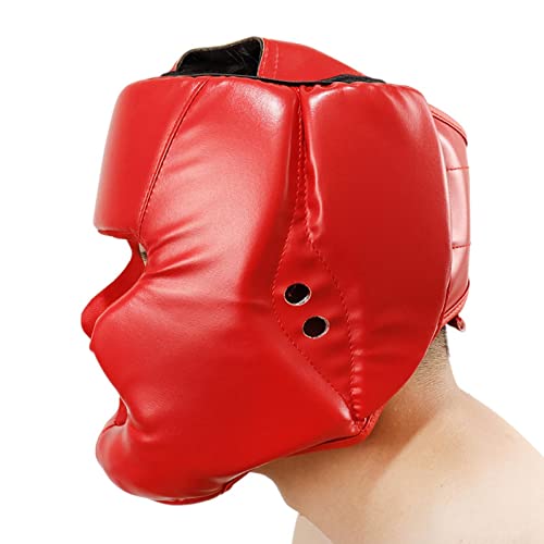 Yajimsa Kids Boxing Head Guard PU Leather Head Guard for Adults Boys Girls Helmet Protector for MMA Boxing Headwear Sparring Martial Arts Karate Taekwondo Full Face Protection - Image 9
