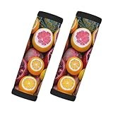 2 fundas de neopreno estándar con imagen de frutas, identificador de agarre, maleta, bolsa de viaje, bolsa de computadora portátil