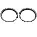 XHSM Adesivo per Modifica Altoparlante per Auto Accessori per Decorazione D'interni Cover per Mini per Cooper S JCW F55 F56 F57 Car Styling Decorazione Auto (Color : Stile Fibra Carbonio)