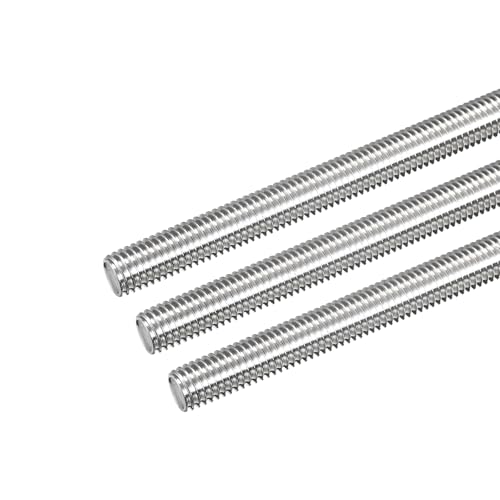 Varilla roscada M10 x 200 mm de acero inoxidable 304 para fijación mecánica y construcción