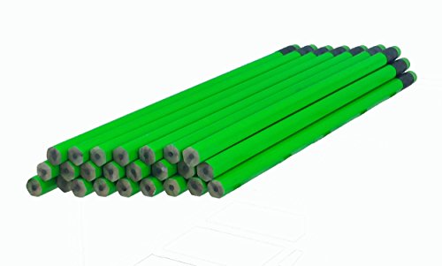 Lápices EZPENCILS verdes con borrador hexagonales x72 miniatura 1