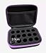 AFMNQZ Essential Oils Case Glass Bottle Hard Round Carrying Case Storage Bag for 5ml 10ml Roller Bottles Spray Bottle Oil Vial Bottles