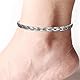 EnerCoppeX 99.99 reines Titan magnetische Behandlung Fußkettchen für Arthritis, 3500 Gauss starke magnetische Fußkettchen für Männer und Frauen, effektiv Arthritis entlasten und Gewicht verlieren