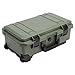 Waterproof Protective Hard Case, 14 x 9.3 x 22 Inch Portable Rolling Case with Pre-Cut Foam and Wheels, Protective Hard Travel Box for Camera Equipment, Lense, Computer, Electronic, Tool (Green)