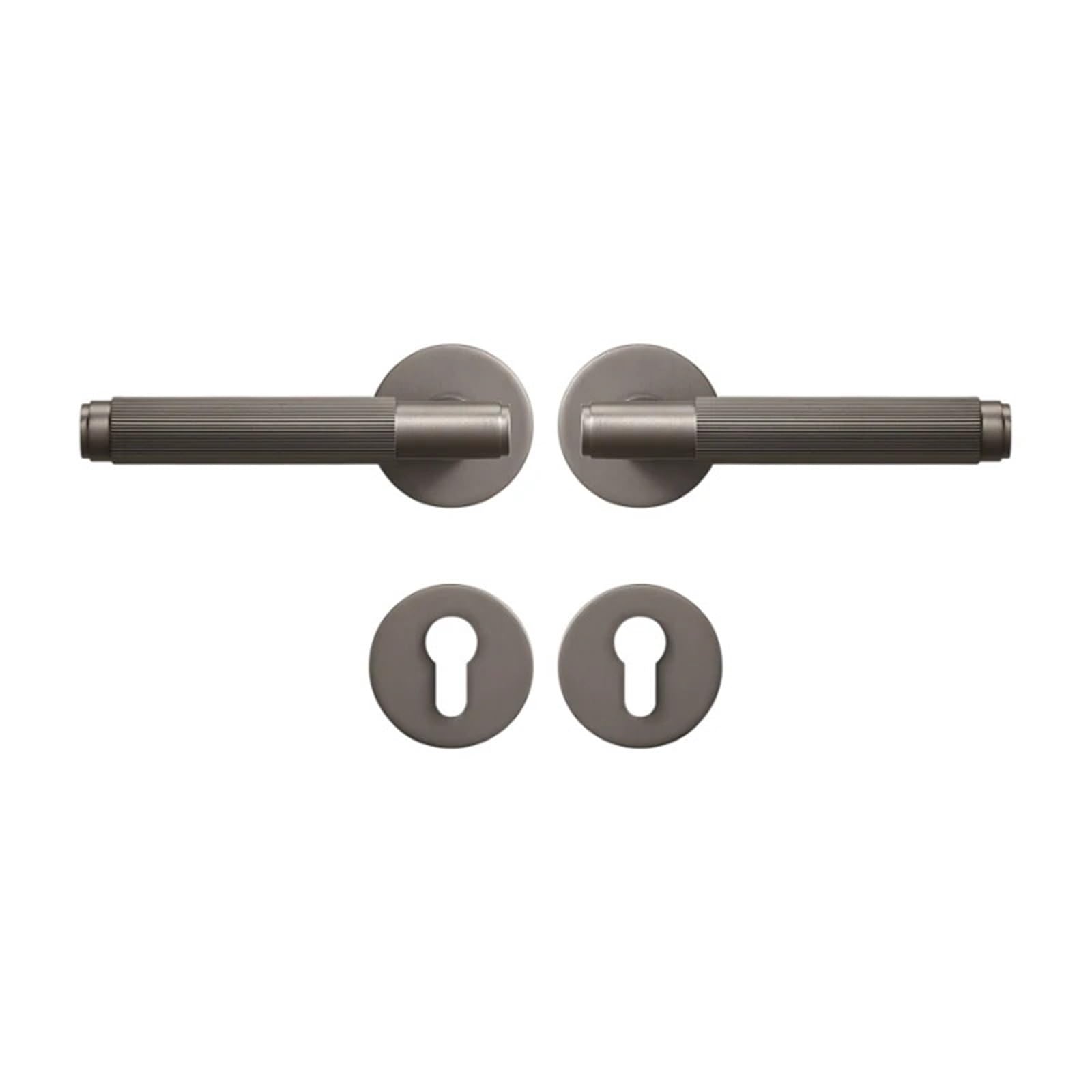Serrure de porte en laiton gris idéale pour styliser un dressing moderne