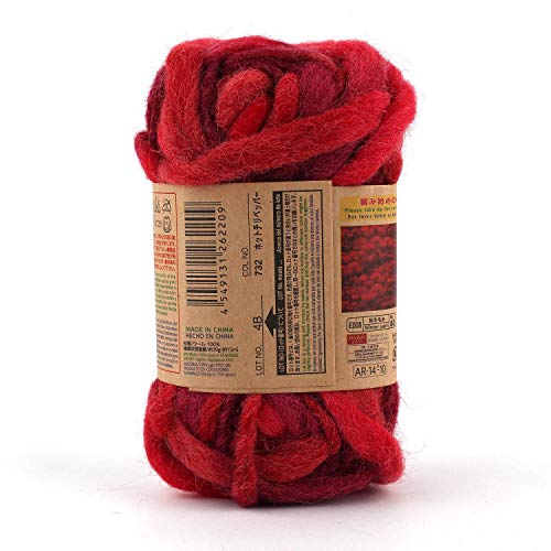 Earthmaker EARTHMAKER-732 Earth Maker 10 Pack (Skeins) 100% Wool Slub Super Bulky Yarn Each Skein 1 Oz (30G) 16 Yards thumb #1