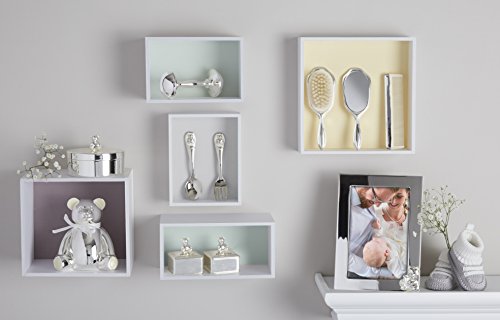 C.r. Gibson Teddy Bear Silver Plated Baby Fork And Spoon #TOP1