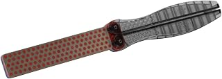 DMT DuoSharp FWFC Double-Sided Diamond Knife Sharpening Stone, Fine/Coarse Grit, 8-Inch Portable Folding Sharpener, Made in USA