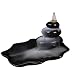 MagiDeal Ceramic Glaze Incense Smoke Cone Burner Backflow Censer Tower Holder #4