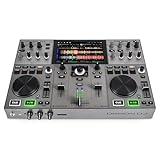 Denon DJ PRIME GO+, contrôleur DJ et mixeur portable avec séparation Stems, 2 platines, Wi Fi, Bluetooth, contrôle de l'éclairage, écran tactile 7