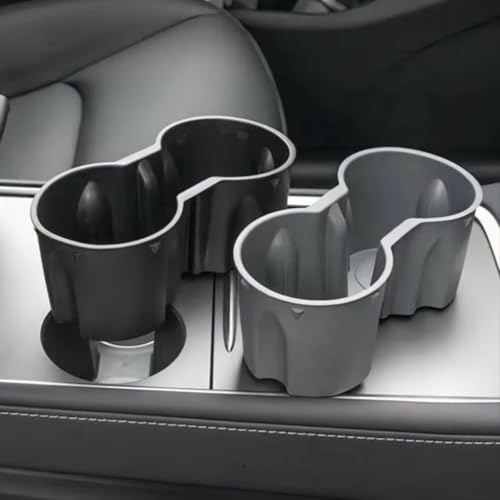 Limiteur fixe de gobelet gris pour console centrale Tesla Model Y et 3 anti-vibration - 4