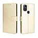 Produktbild Oneplus Nord N10 5G Hülle [Brieftasche] [Klammerfunktion] [Kartenfächer] [Magnetic Flip Cover] Kompatibel mit Oneplus Nord N10 5G Smartphone(Golden)