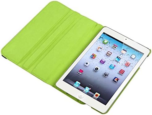 Insten 360-degree Swivel Leather Case Compatible with Apple iPad iPad mini with Retina display (iPad Mini 2) / Mini , Green