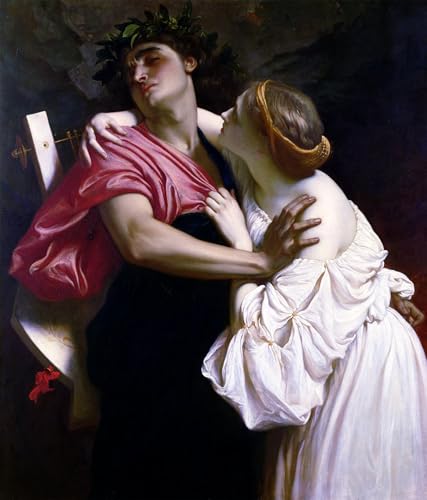 Art Tableau Orphée et Euridice de Frederic Leighton pour Décoration Murale de Salon