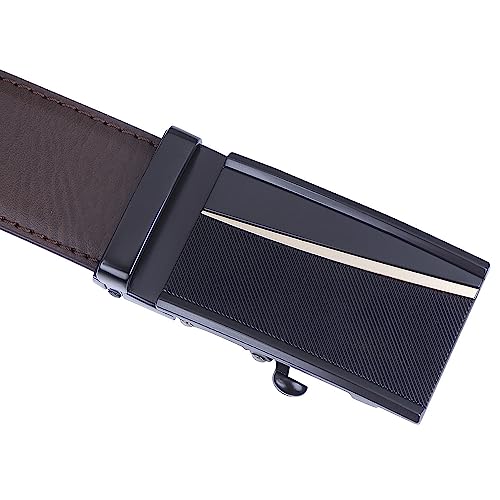 Image of Labnoft Men's PU Leather Auto Lock Belt