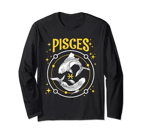 Poissons Poissons Horoscope Signe du zodiaque Cadeau Manche Longue