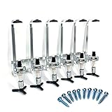 Lfhelper Wall Mounted Liquor alcohol Dispenser 6-Bottle for Bar/Home Party Use Fit Wine Cocktail...