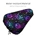 FOSKERV Fashion Bicyle Cushion Cover, Waterproof Non Slip Adjustable Bike Seat Cover for All Bicyles, Universal Bicycle Saddle Protector, Astrology Pisces Constellation