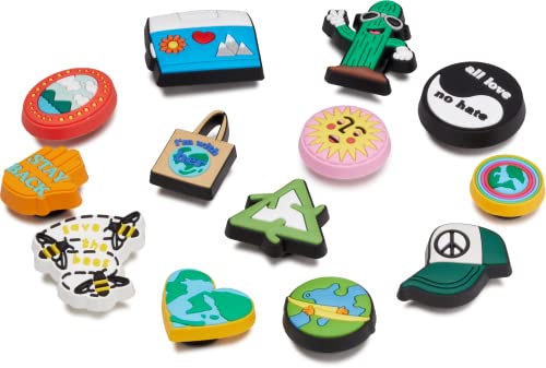 Image of Crocs Jibbitz 13-Pack Shoe Charms | Jibbitz, Eco Warrior, One Size