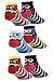 Produktbild Laake 6 Paar Kinder Sneaker Socken Jungen und Mädchen handgekettelt aus weicher Baumwolle (27-30, Coole Sneaker)