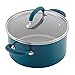 Rachael Ray Create Delicious Nonstick Cookware Pots and Pans Set, 13 Piece, Teal Shimmer