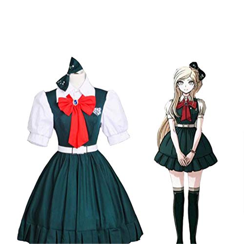 Teakpeak Anime Cosplay Schuluniform, Anime Danganronpa Cosplay Costume Sonia Nevermind Cosplay Dress JK Uniform - S Cover