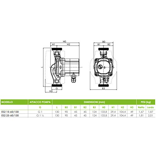 TACOFLOW2 ES2 25- 60/ 130 TACO NOVA (EX ASKOLL)