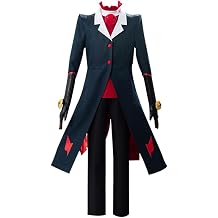 Hazbin Hotel Cosplay Costume Angel Dust/Alastor/Blitzo Suit Uniform Jacket Top Pants Outfits Fancy Dress Anime Role Full Set for Halloween Carnival Anime Exhibition