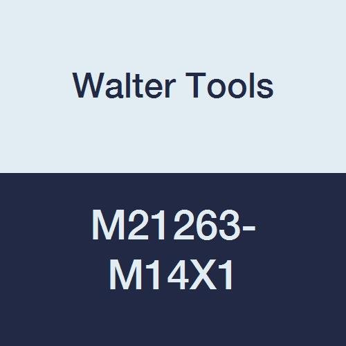 Walter Tools M21263-M14X1 Prototex HSS Machine Tap, VAP Finish, 11 mm Shank Diameter, 1 mm Thread Length, 21 mm Cutting Length, 100 mm Overall Length, M14 Cutting Diameter