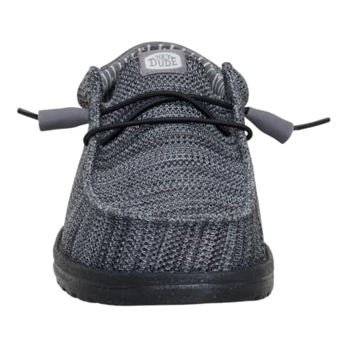 image for HEYDUDE Wally Stretch Sox Granite Grey/Black Size 7, Men’s Shoes, Sl