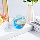 Eachave Briefbeschwerer Glaskugel, Handgefertigte Glasfiguren Kugel Ozeanwellen, Wohnkultur Sammelobjekt, Aquarium Dekor, Büro Dekor für Ozeanliebhaber