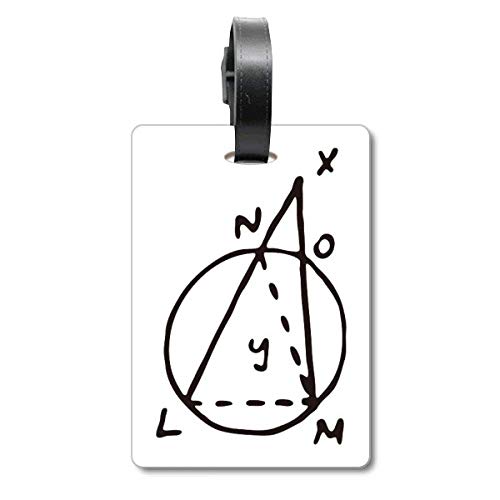 Étiquette d'identification mathématiques pour repérer facilement votre sac Tourister égaré