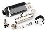 Motorrad-Auspuffrohr Für VFR 800 2014 2015 2016 2017 2018 2019 2020 Für Crossrunner 800 VFR800 X 2011 2012 2013 2014 Slip-on Motorrad Auspuffrohr Schalldämpfer und Mittelverbindungsrohr.