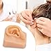 Ultrassist Soft Silicone Left Ear for Practicing Suture, Silicone Flexible Model for Education Display, Rubber Ear for Teaching Instructions